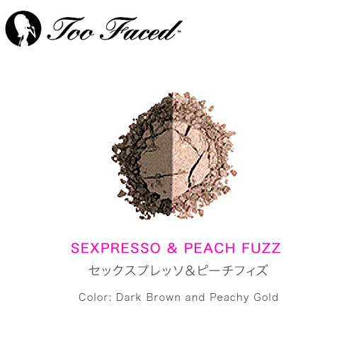 Too Faced トゥフェイス デュオアイシャドウ セックスプレッソ＆ピーチフィズ