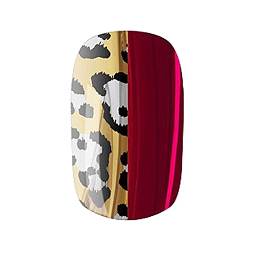 NAIL ROCK ll ネイルロックll デザイナーネイルラップ メタリックチータ スプリット