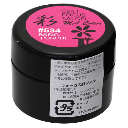 Can i  キャンアイネイル Can I FOCUS MA COLOR GEL #534 ベーシックパープル