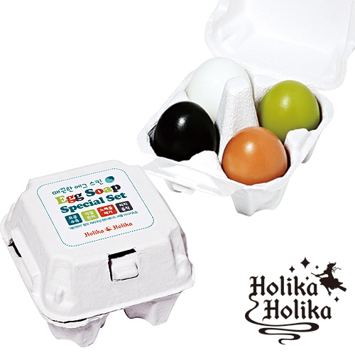 Holika Holika ホリカホリカ エッグスキン すべすべソープ エッグソープ4種セット 